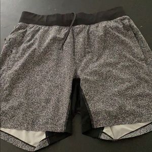 Lululemon T.H.E. Linerless 7” Shorts, Grey Speckle